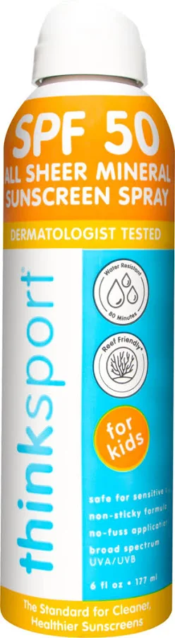 Kids water resistant sunscreen SPF 50